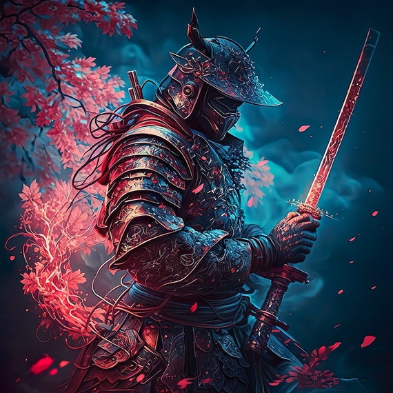Samurai warrior background